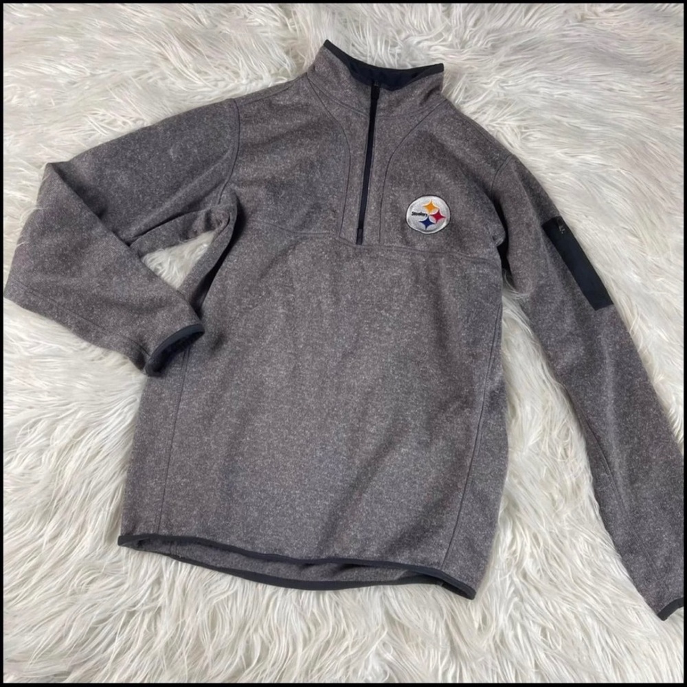 Antigua Pittsburgh Steelers size medium 1/4 zip up sweatshirt